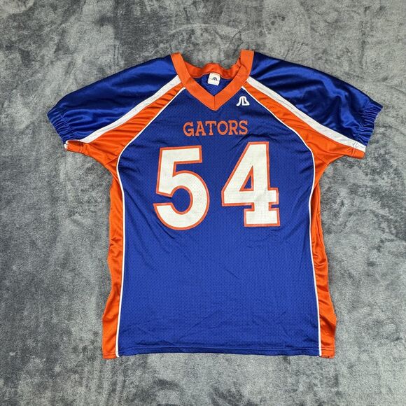 Vintage Gators Football Jersey Mens XL 54 Russell Athletic NCAA 90s USA - Picture 1 of 12